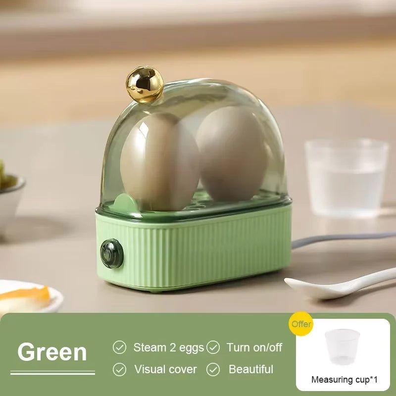 Electric Egg Cooker – Automatic Power Off Mini Steamer