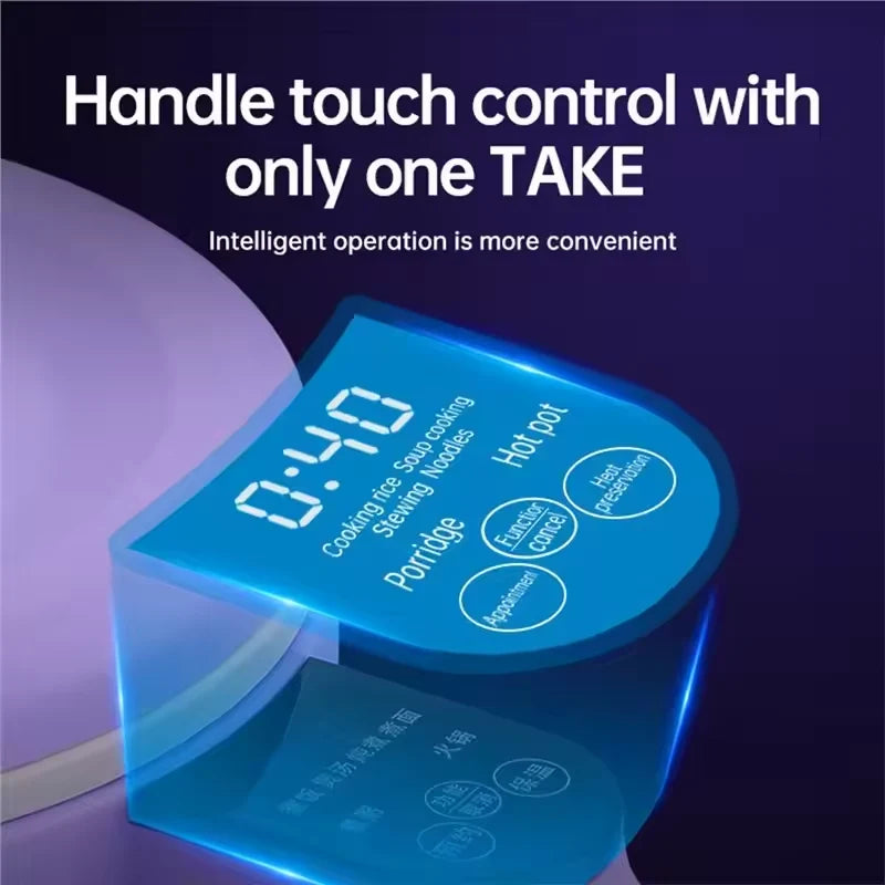 Portable Electric Hot Pot – Mini Rice Cooker & Noodle Maker