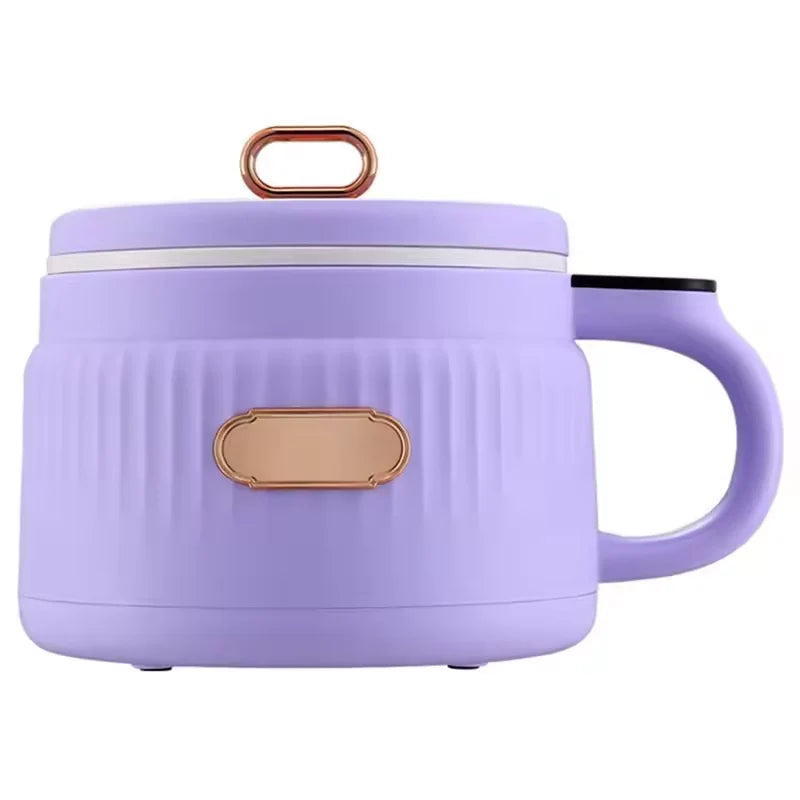 Portable Electric Hot Pot – Mini Rice Cooker & Noodle Maker